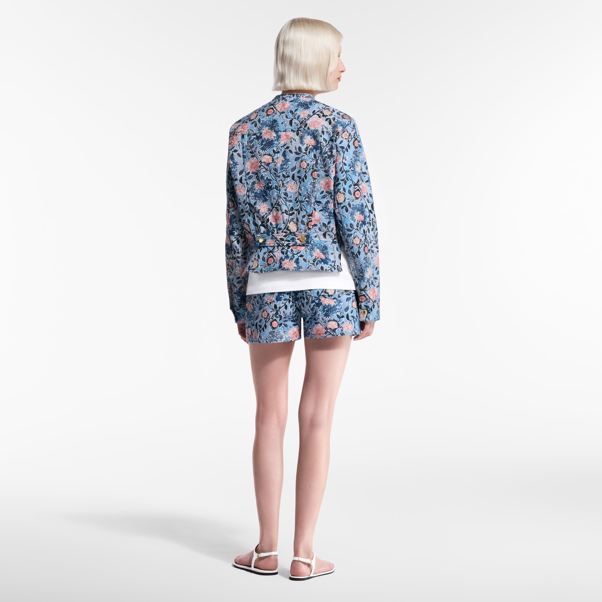 Giacca con motivo floreale  Donna Abbigliamento Cappotti e Giacche | LOUIS VUITTON (Zoom prodotto)