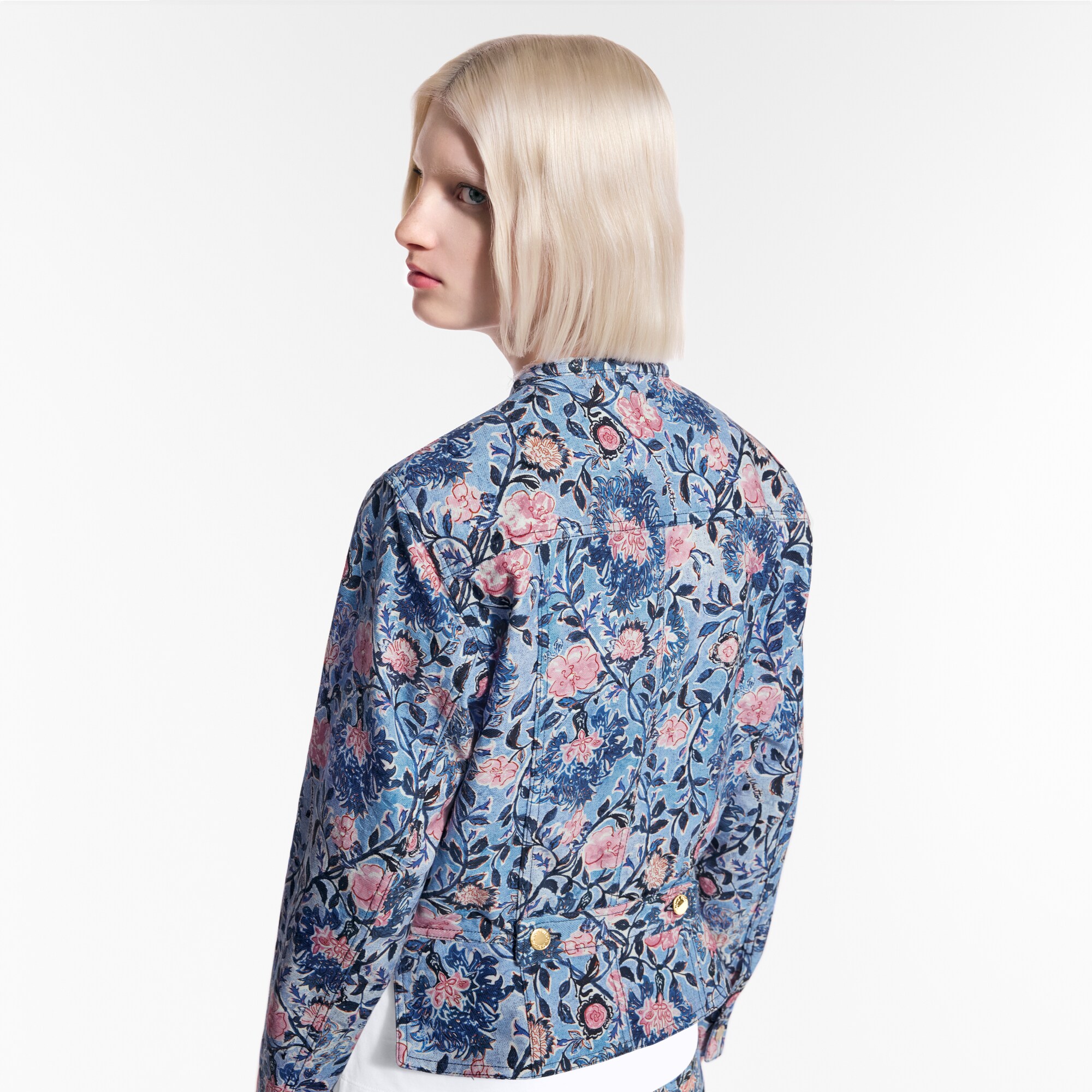 Giacca con motivo floreale  Donna Abbigliamento Cappotti e Giacche | LOUIS VUITTON (Zoom prodotto)