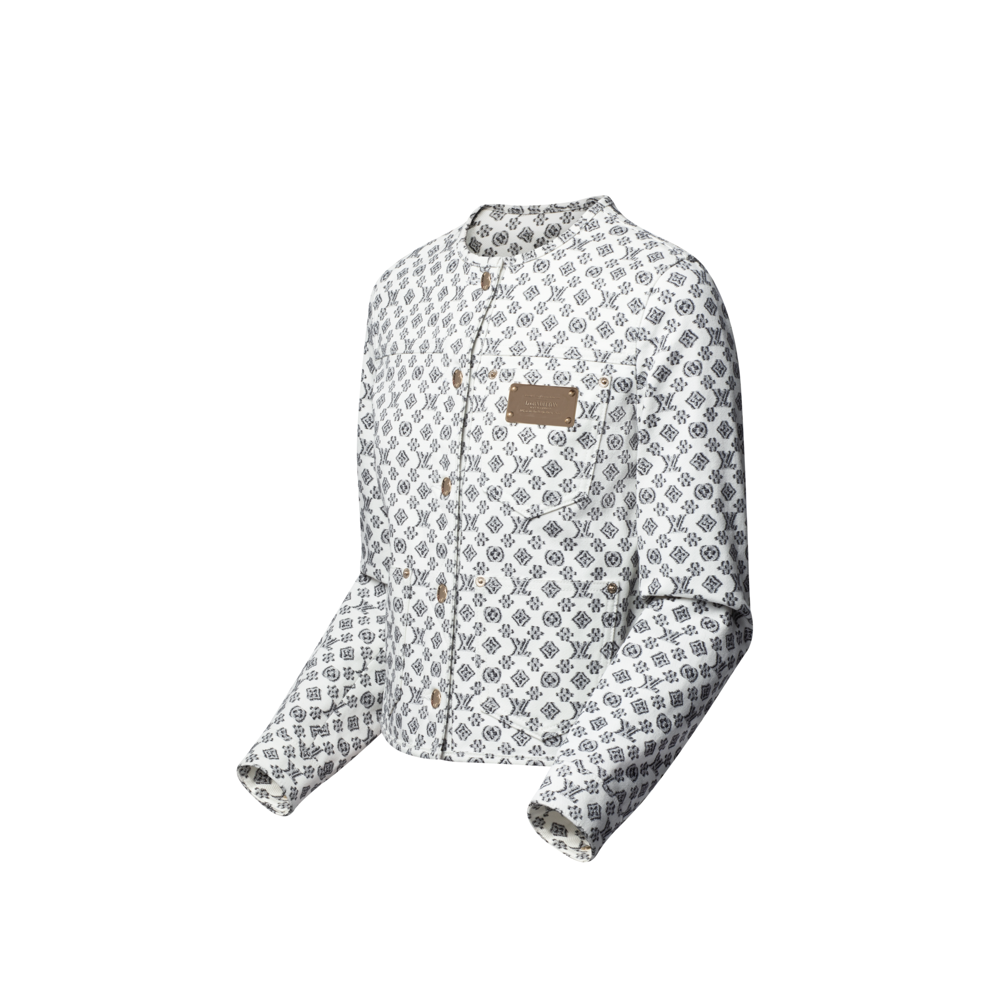 Giacca con motivo Monogram Blurry  Donna Abbigliamento Cappotti e Giacche | LOUIS VUITTON (Zoom prodotto)