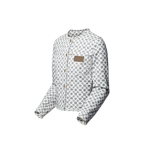 Giacca con motivo Monogram Blurry Donna Abbigliamento Cappotti e Giacche | LOUIS VUITTON (Zoom prodotto)