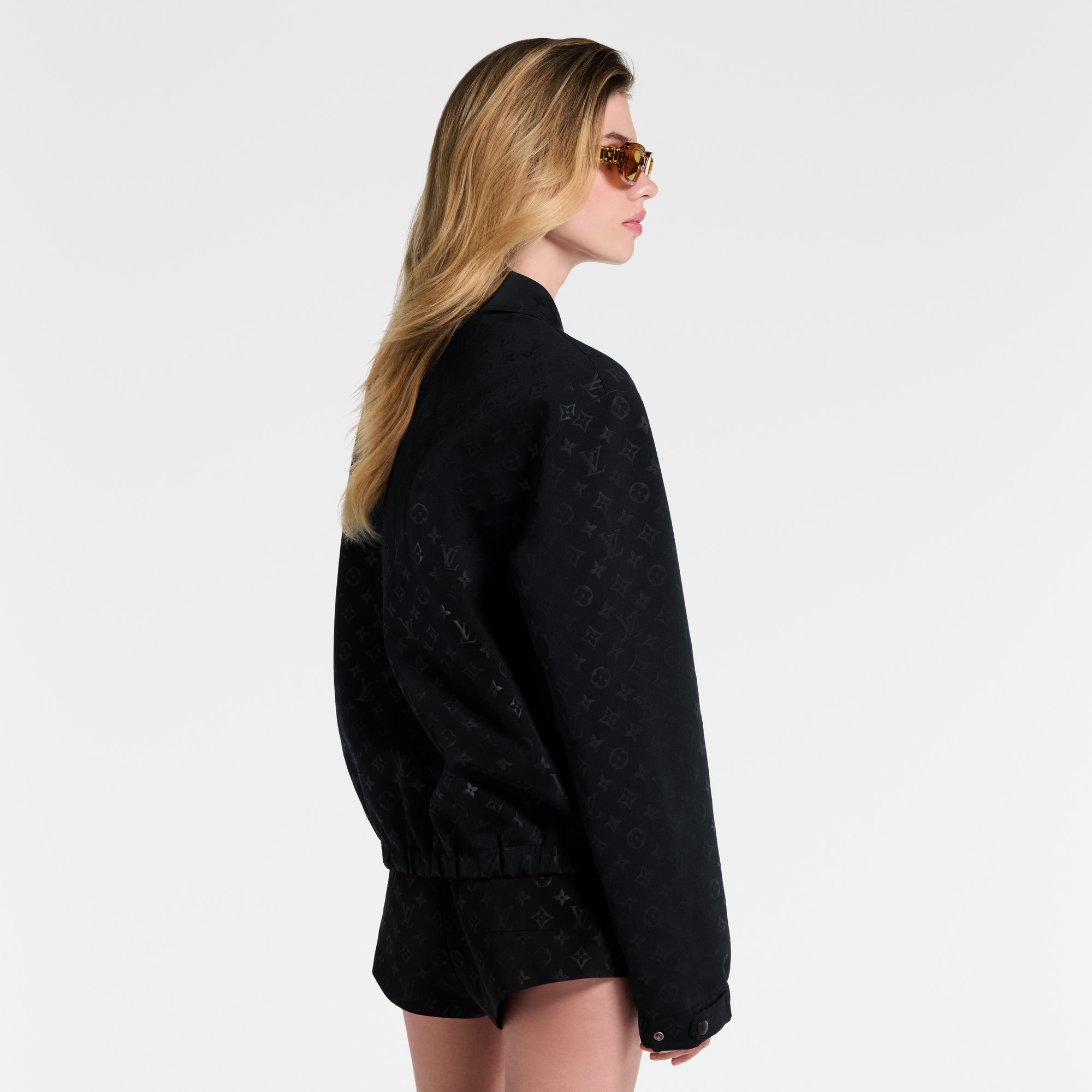 Giacca con motivo Monogram e zip  Donna Abbigliamento Cappotti e Giacche | LOUIS VUITTON (Zoom prodotto)