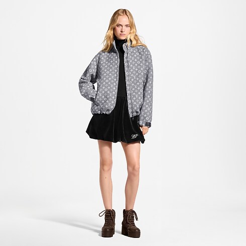 Giacca con motivo Monogram e zip Donna Abbigliamento Cappotti e Giacche | LOUIS VUITTON (Zoom prodotto)