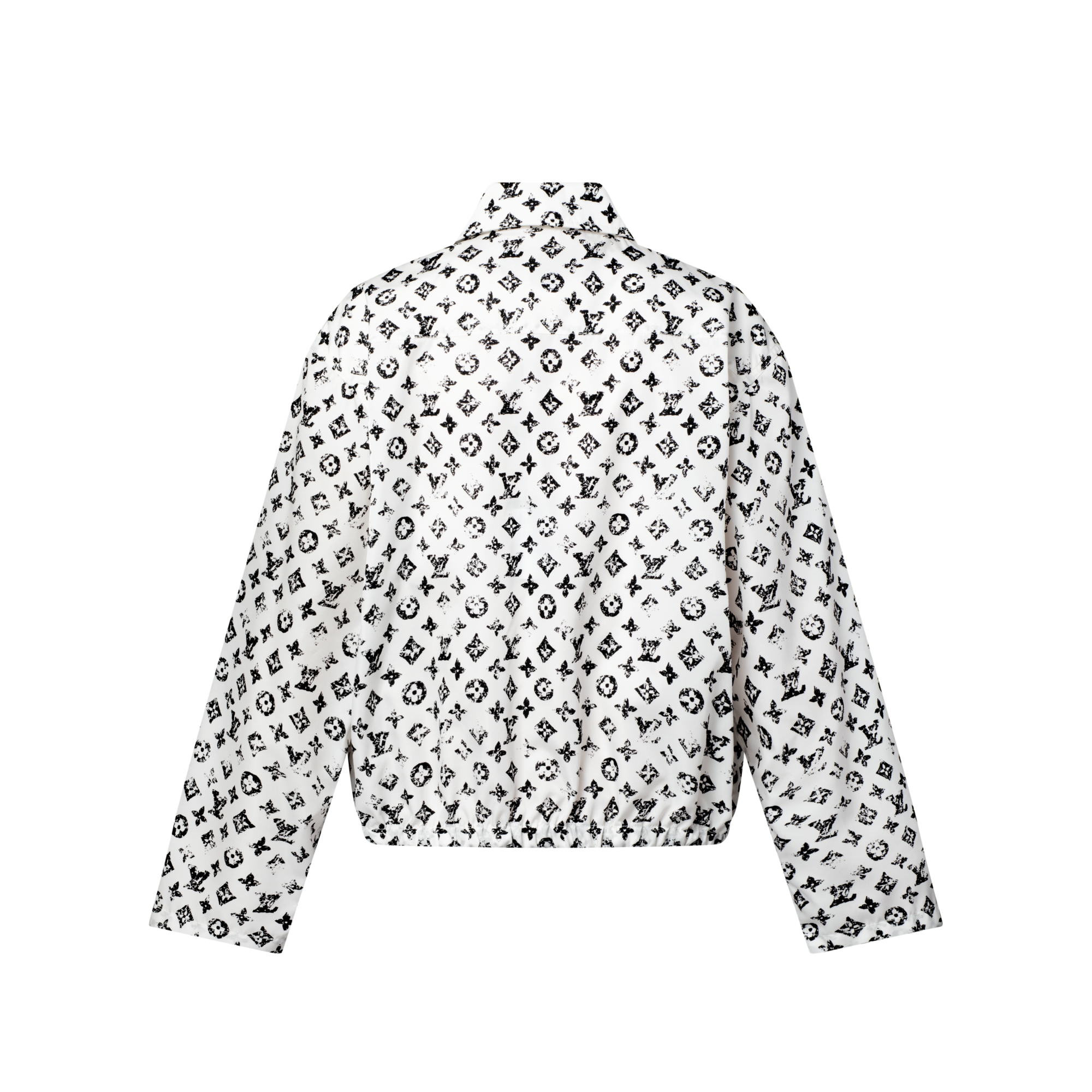 Giacca con motivo Monogram in stile grafico e zip  Donna Abbigliamento Cappotti e Giacche | LOUIS VUITTON (Zoom prodotto)