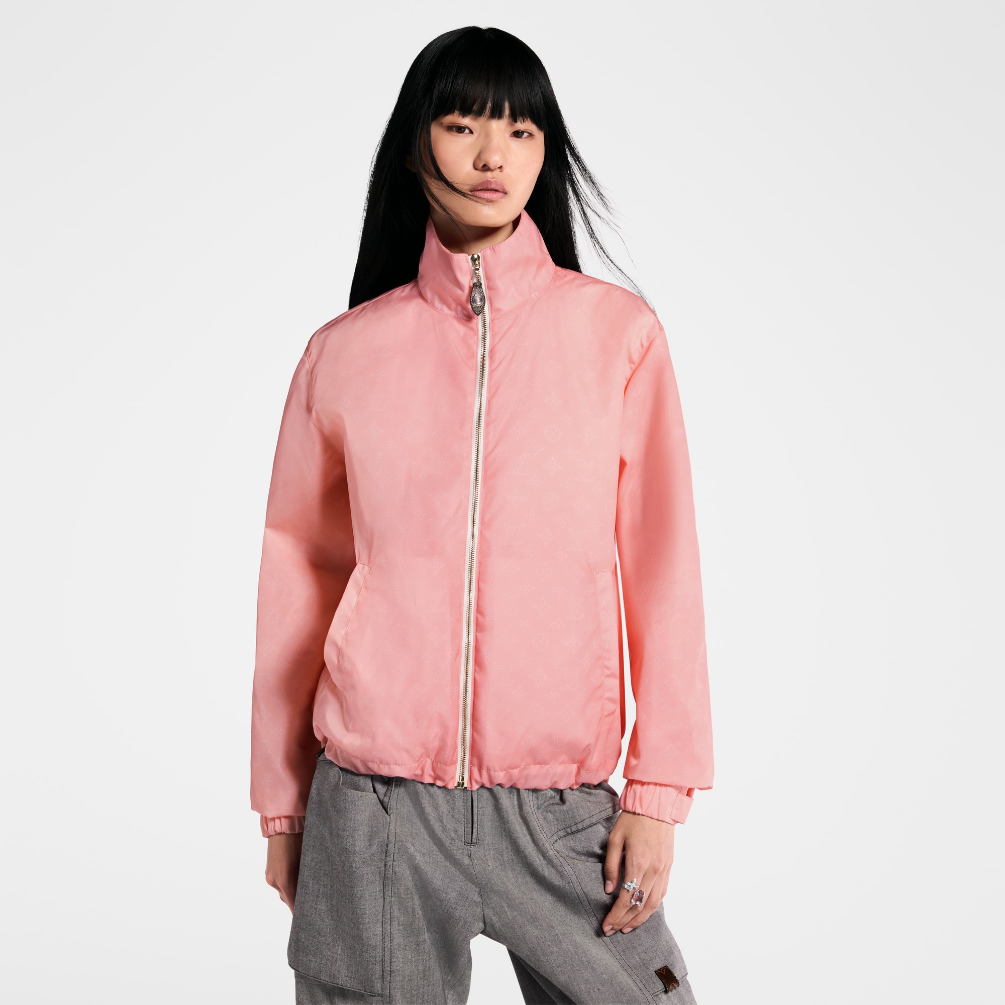 Giacca con motivo Monogram Mahina e zip  Donna Abbigliamento Cappotti e Giacche | LOUIS VUITTON (Zoom prodotto)