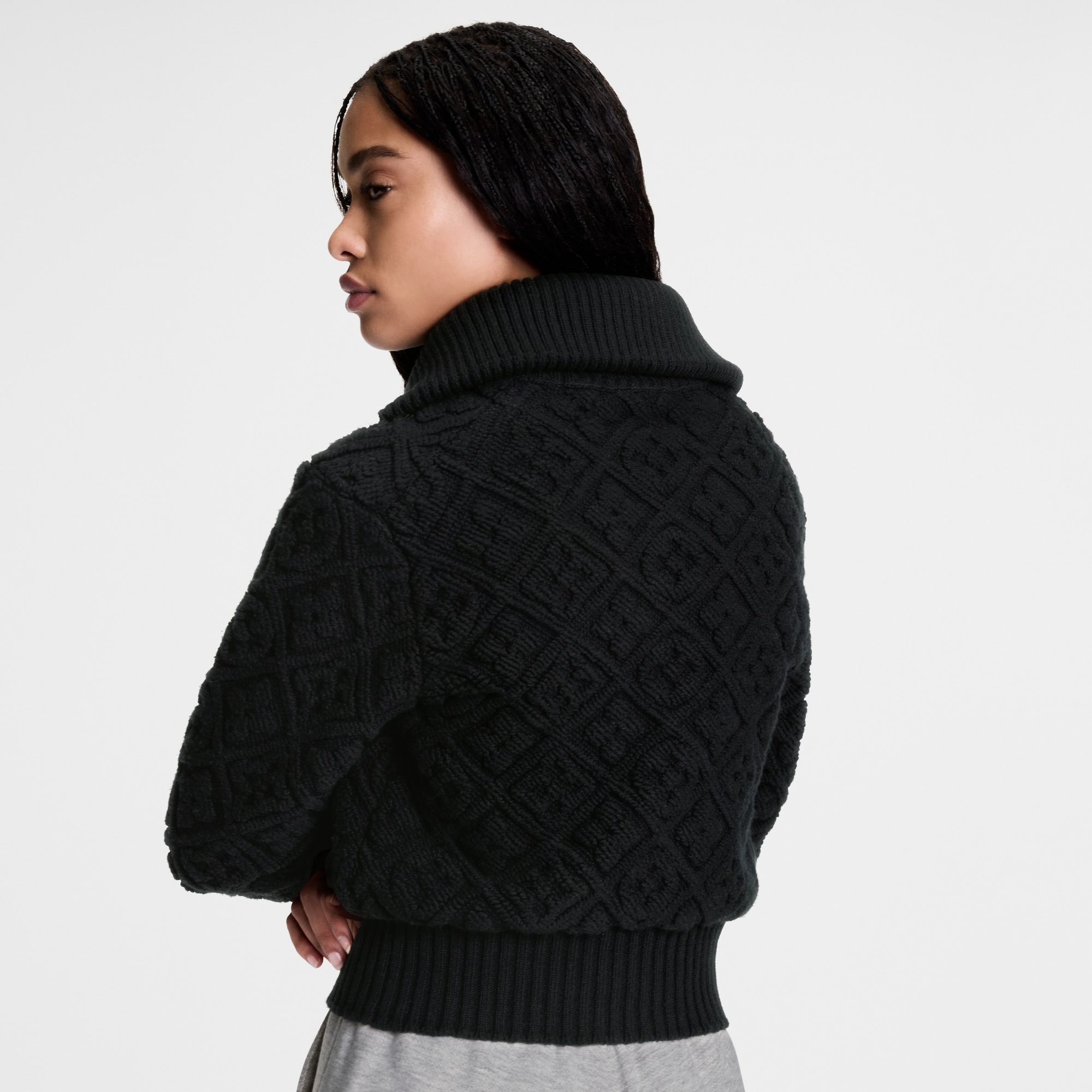 Giacca con motivo Monogram Toweling e zip  Donna Abbigliamento Maglieria | LOUIS VUITTON (Zoom prodotto)
