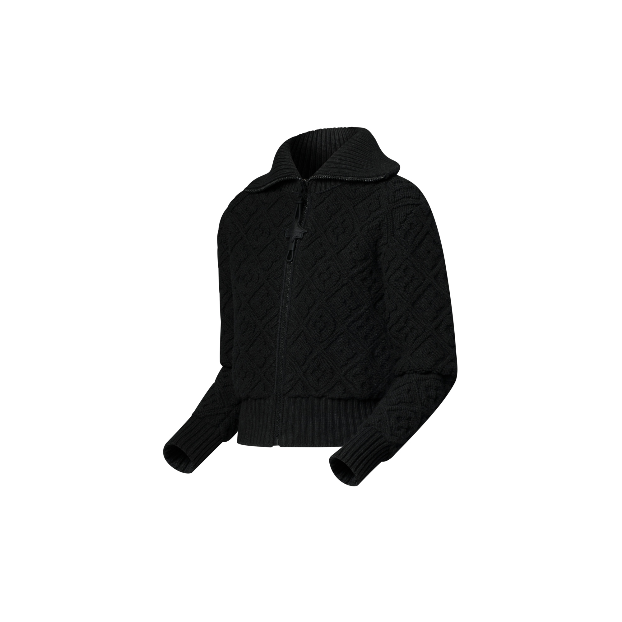 Giacca con motivo Monogram Toweling e zip  Donna Abbigliamento Maglieria | LOUIS VUITTON (Zoom prodotto)