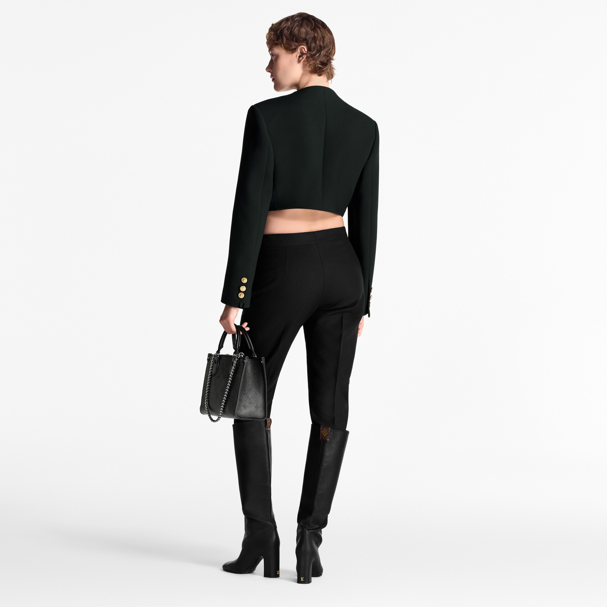 Giacca corta con finiture di bottoni  Donna Abbigliamento Cappotti e Giacche | LOUIS VUITTON (Zoom prodotto)