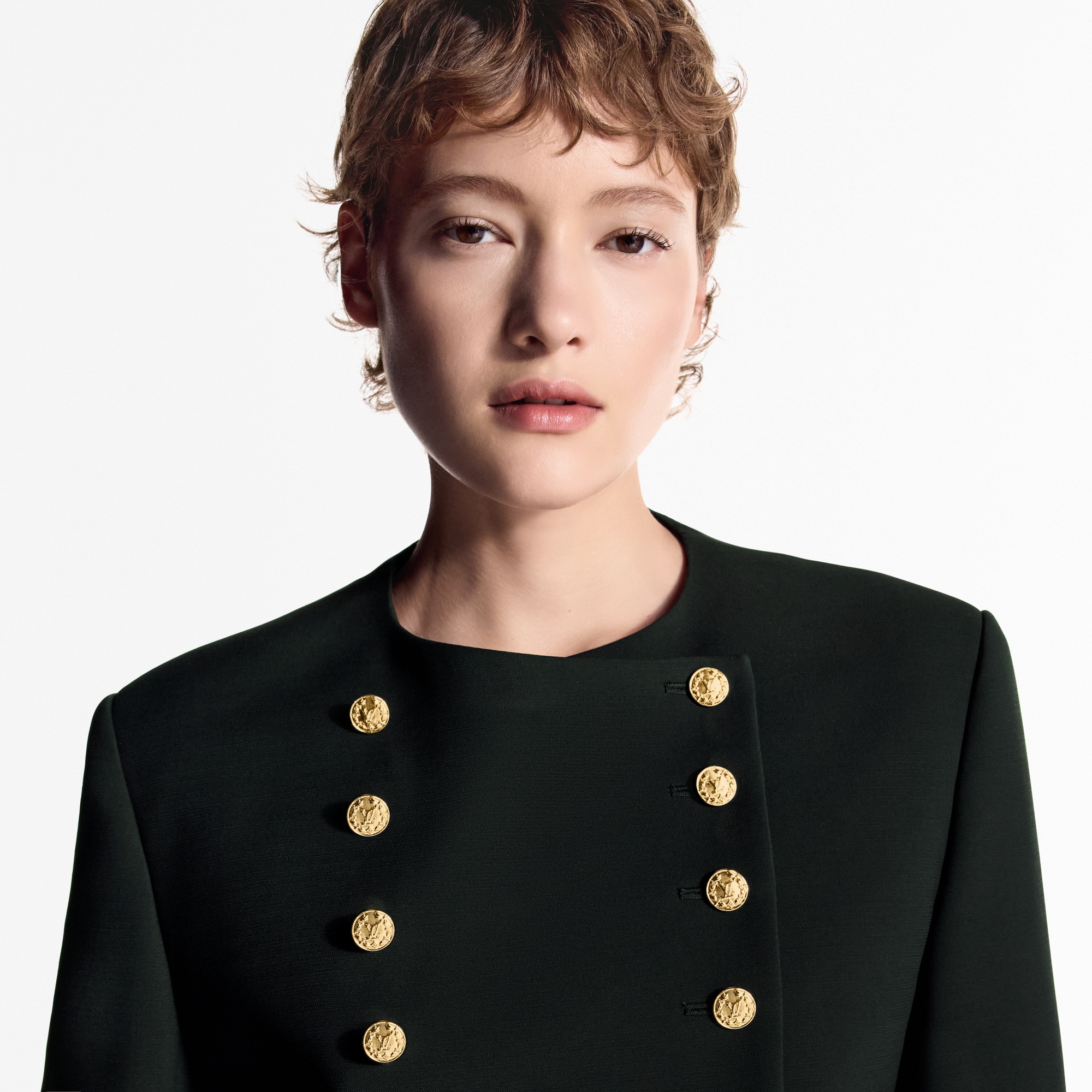 Giacca corta con finiture di bottoni  Donna Abbigliamento Cappotti e Giacche | LOUIS VUITTON (Zoom prodotto)