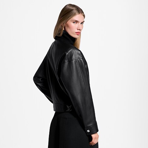 Giacca da biker con inserto in lana Donna Abbigliamento Cappotti e Giacche | LOUIS VUITTON (Zoom prodotto)