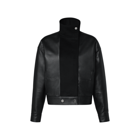 Giacca da biker con inserto in lana Donna Abbigliamento Cappotti e Giacche | LOUIS VUITTON (Zoom prodotto)