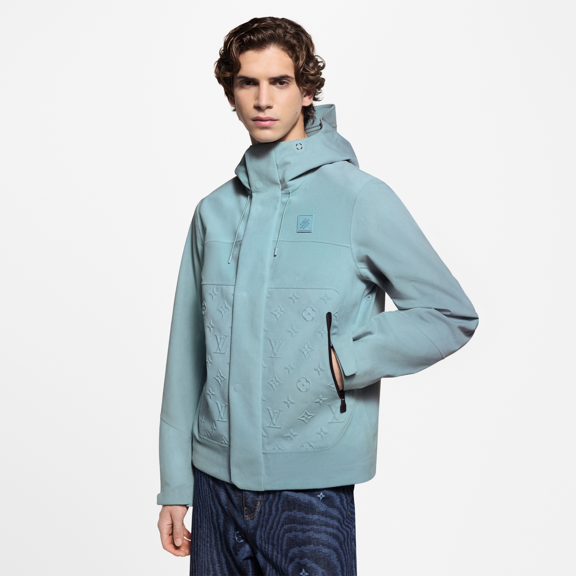 Giacca da pioggia in velluto tecnico  Uomo Abbigliamento Capispalla e Cappotti | LOUIS VUITTON (Zoom prodotto)