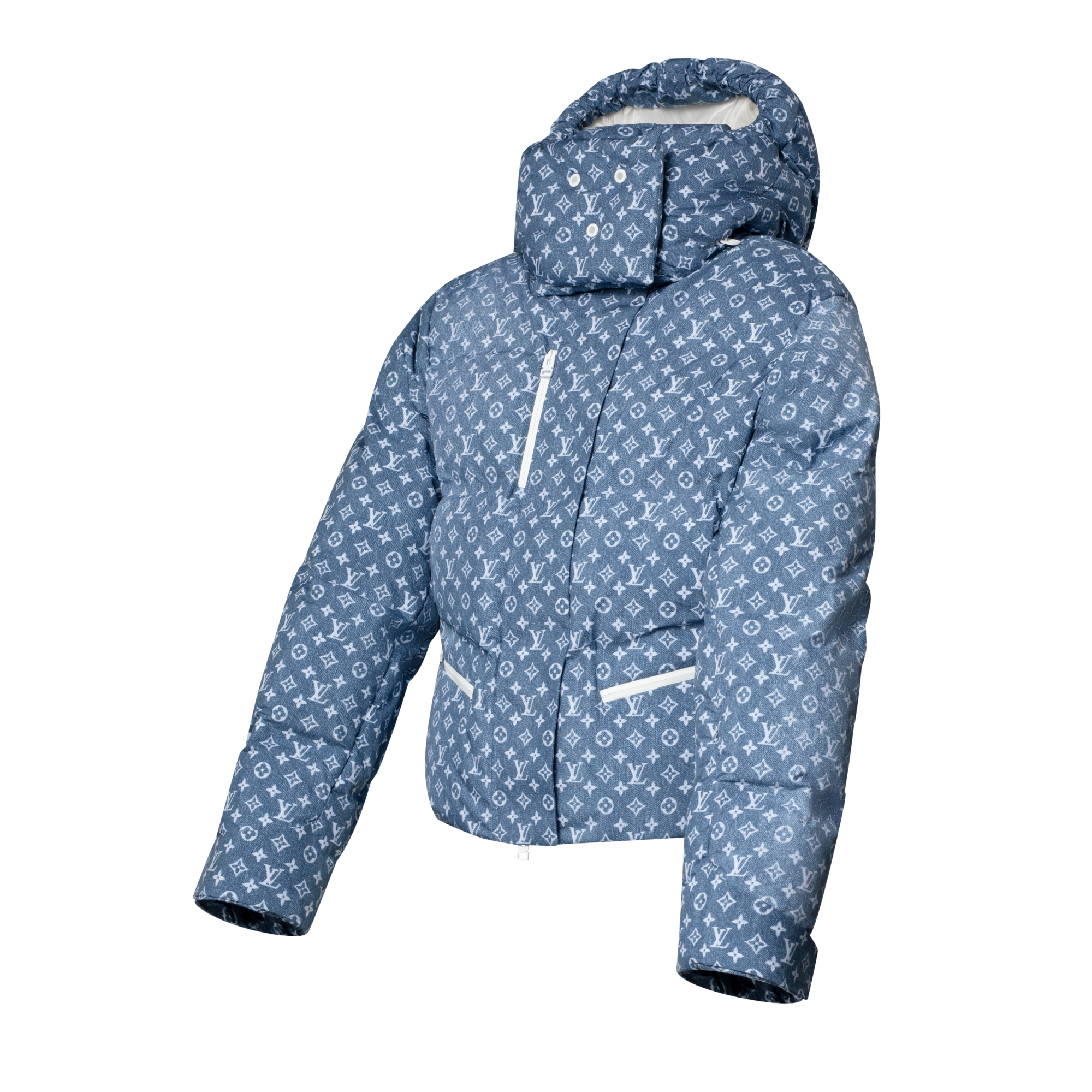 Giacca da sci effetto denim con motivo Monogram  Donna Abbigliamento Cappotti e Giacche | LOUIS VUITTON (Zoom prodotto)