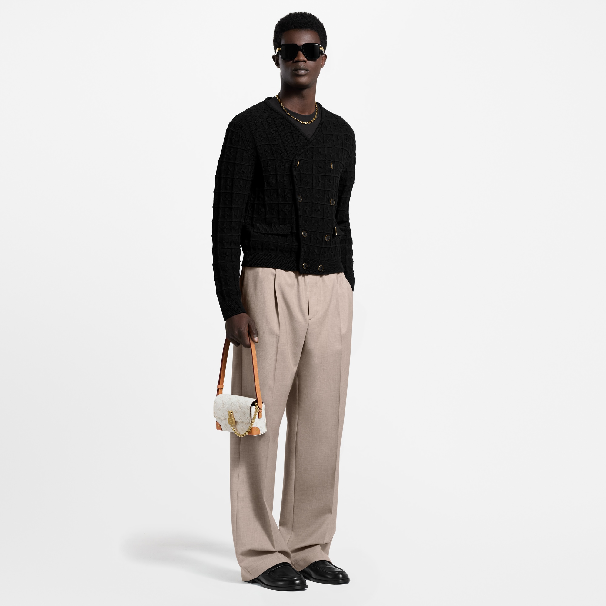 Giacca doppiopetto in maglia  Uomo Abbigliamento Tutti i Capi di Abbigliamento | LOUIS VUITTON (Zoom prodotto)
