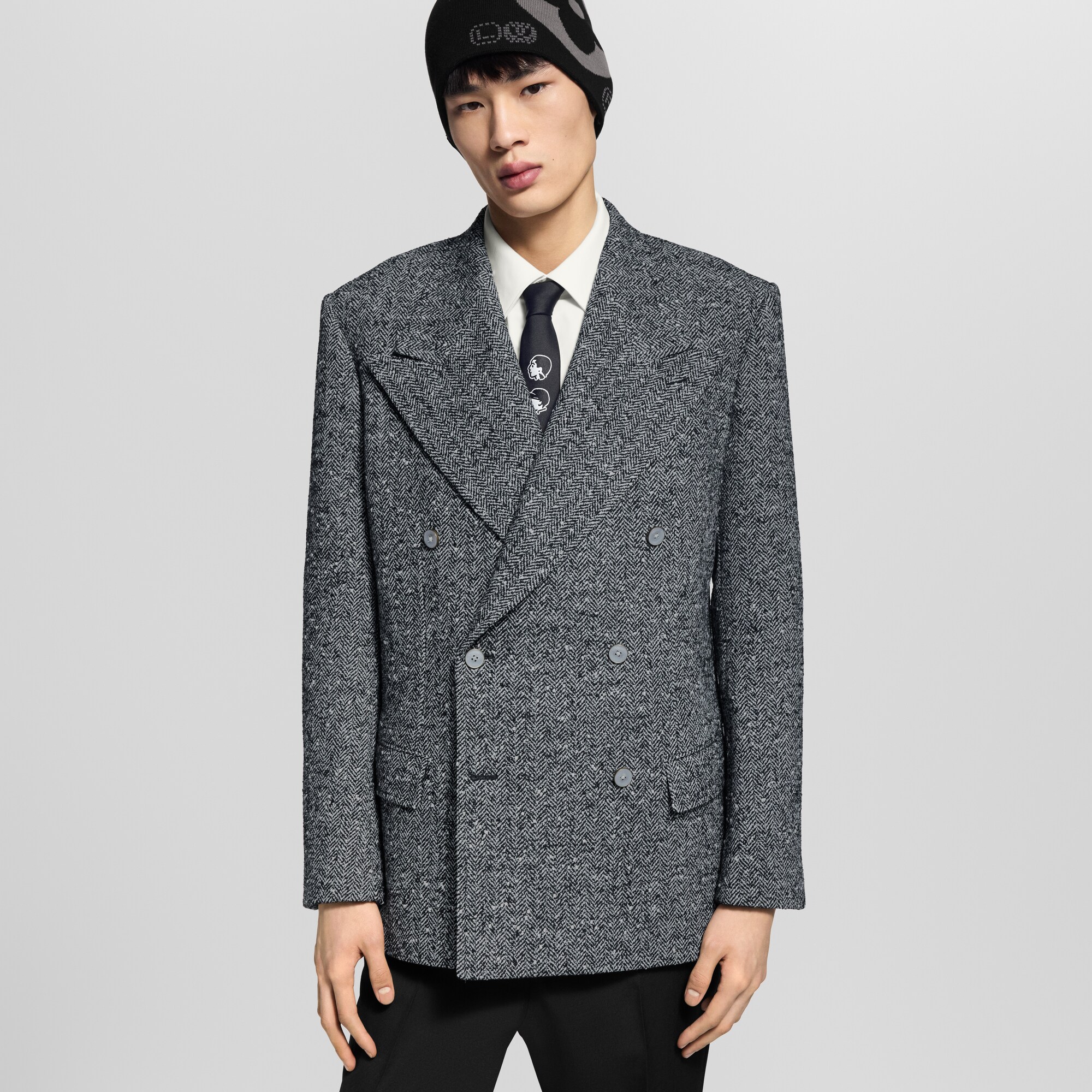 Giacca doppiopetto in tweed  Uomo Abbigliamento Blazer e Giacche | LOUIS VUITTON (Zoom prodotto)