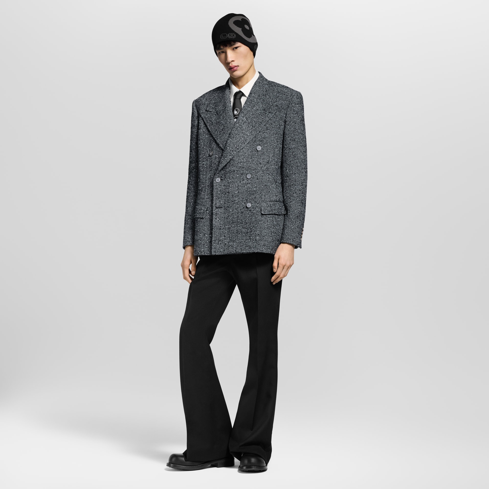 Giacca doppiopetto in tweed  Uomo Abbigliamento Blazer e Giacche | LOUIS VUITTON (Zoom prodotto)