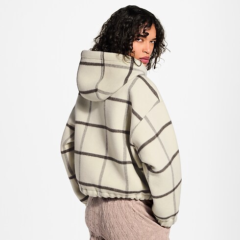 Giacca double face con design tartan e zip Donna Abbigliamento Cappotti e Giacche | LOUIS VUITTON (Zoom prodotto)