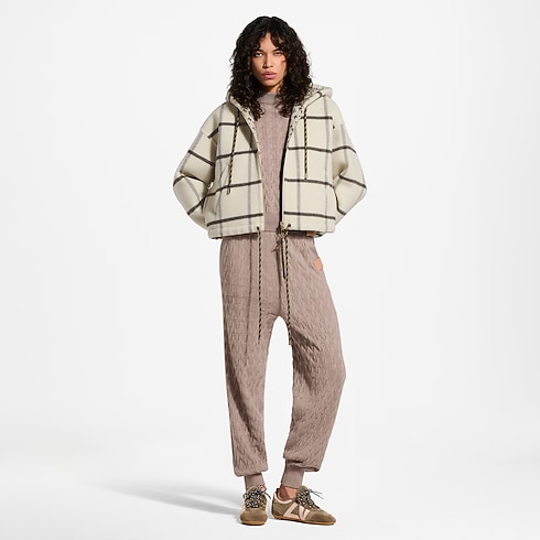 Giacca double face con design tartan e zip Donna Abbigliamento Cappotti e Giacche | LOUIS VUITTON (Zoom prodotto)