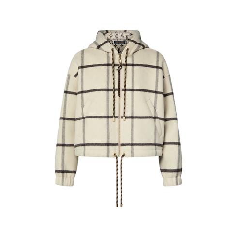 Giacca double face con design tartan e zip Donna Abbigliamento Cappotti e Giacche | LOUIS VUITTON (Zoom prodotto)