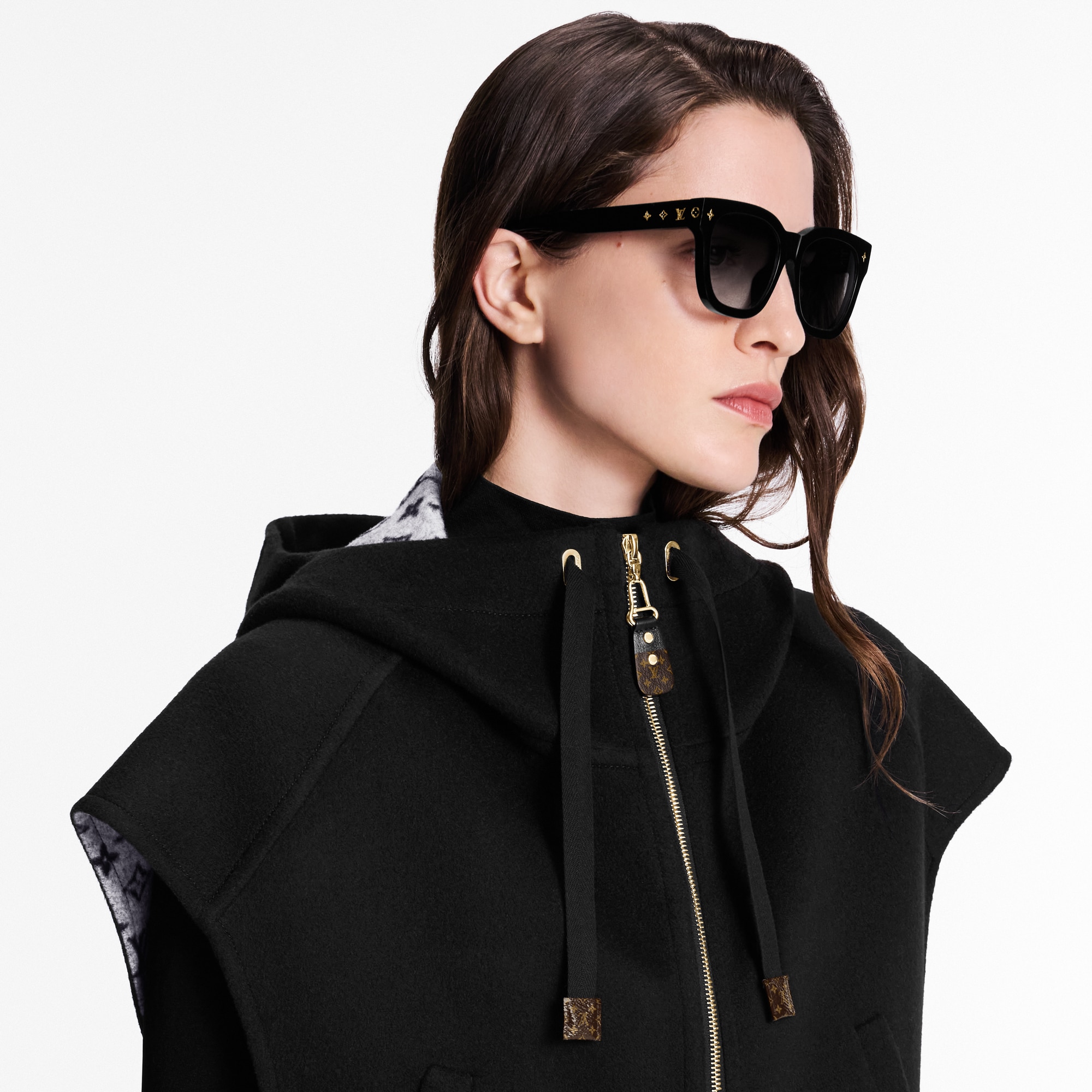 Giacca double face con maniche aperte  Donna Abbigliamento Cappotti e Giacche | LOUIS VUITTON (Zoom prodotto)