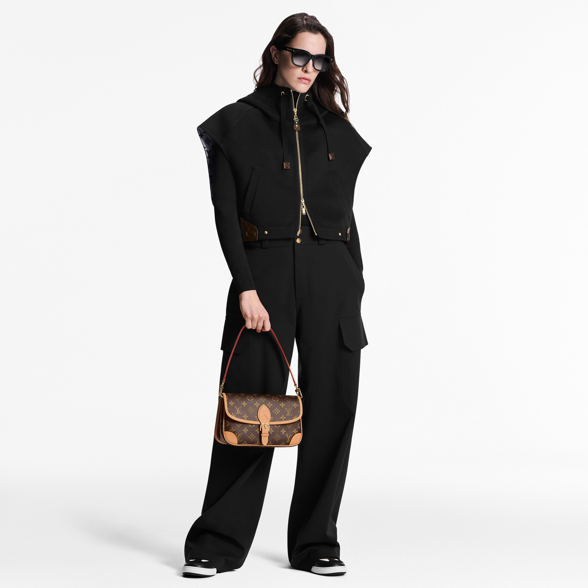 Giacca double face con maniche aperte  Donna Abbigliamento Cappotti e Giacche | LOUIS VUITTON (Zoom prodotto)