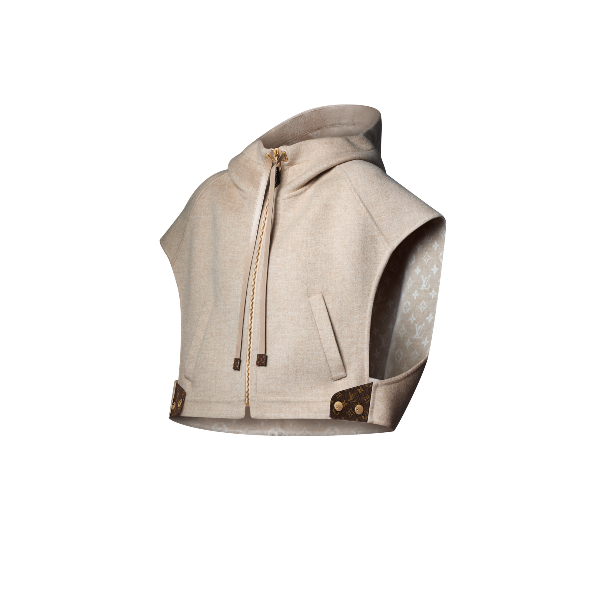 Giacca double face con maniche aperte  Donna Abbigliamento Cappotti e Giacche | LOUIS VUITTON (Zoom prodotto)