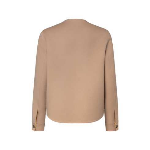 Giacca double face con motivo Monogram Heritage back view