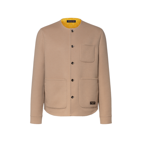 Giacca double face con motivo Monogram Heritage front view