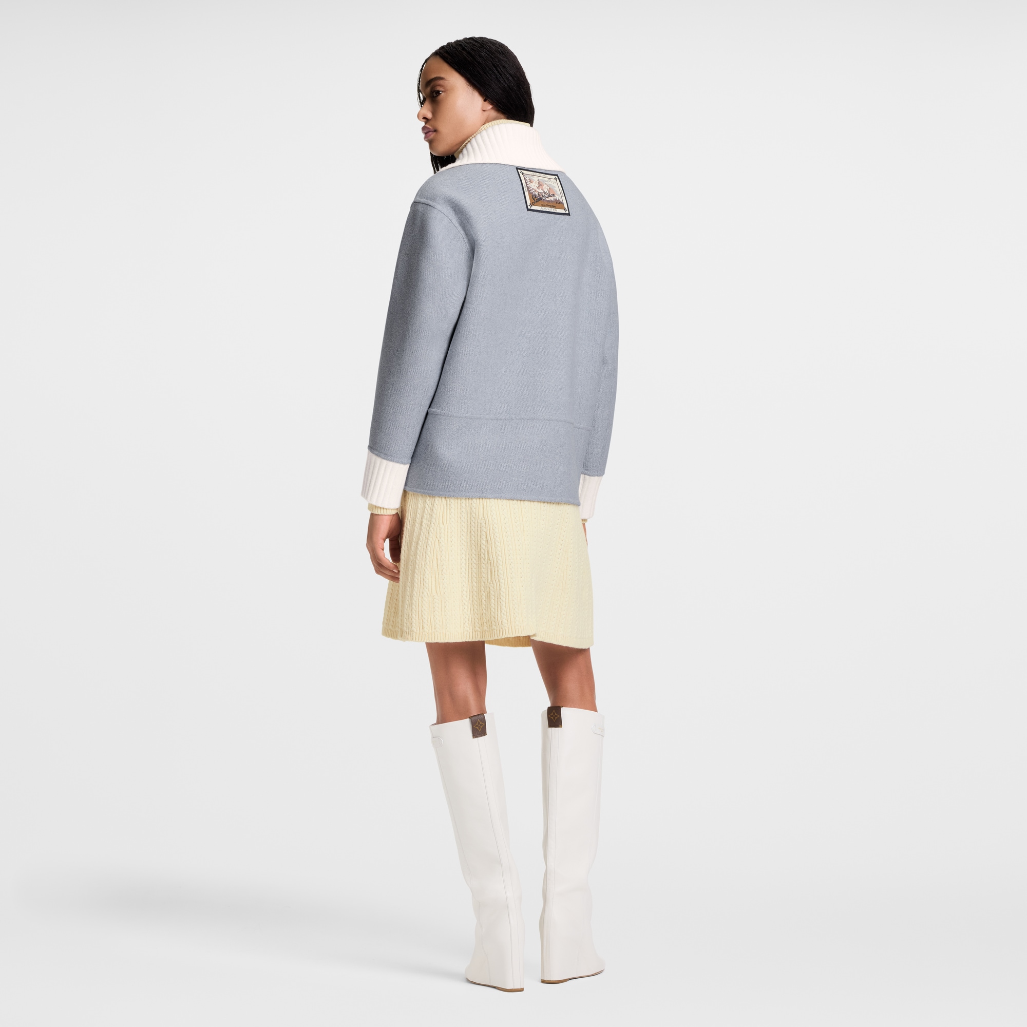 Giacca double face effetto denim  Donna Abbigliamento Cappotti e Giacche | LOUIS VUITTON (Zoom prodotto)