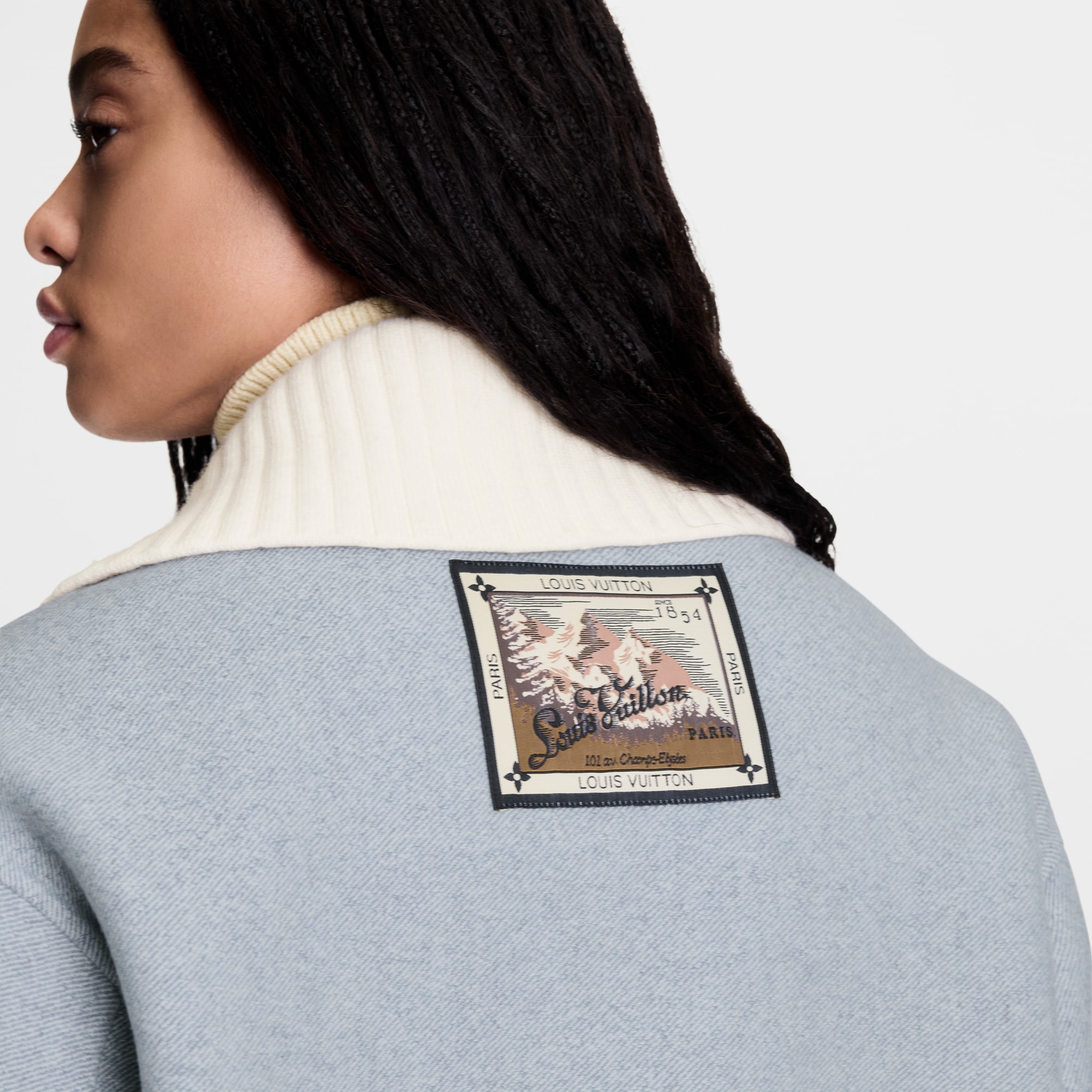 Giacca double face effetto denim  Donna Abbigliamento Cappotti e Giacche | LOUIS VUITTON (Zoom prodotto)