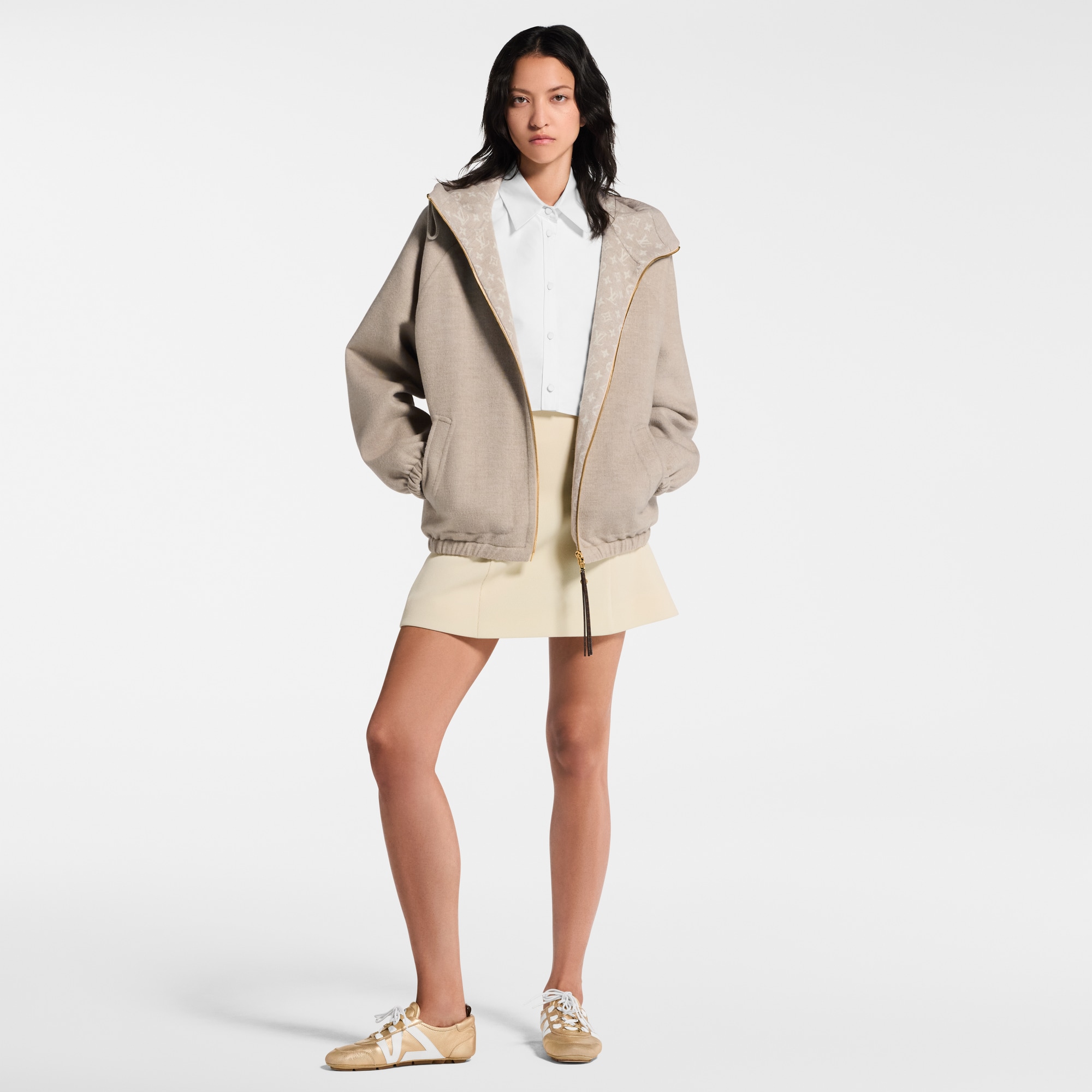 Giacca double face reversibile con zip  Donna Abbigliamento Cappotti e Giacche | LOUIS VUITTON (Zoom prodotto)