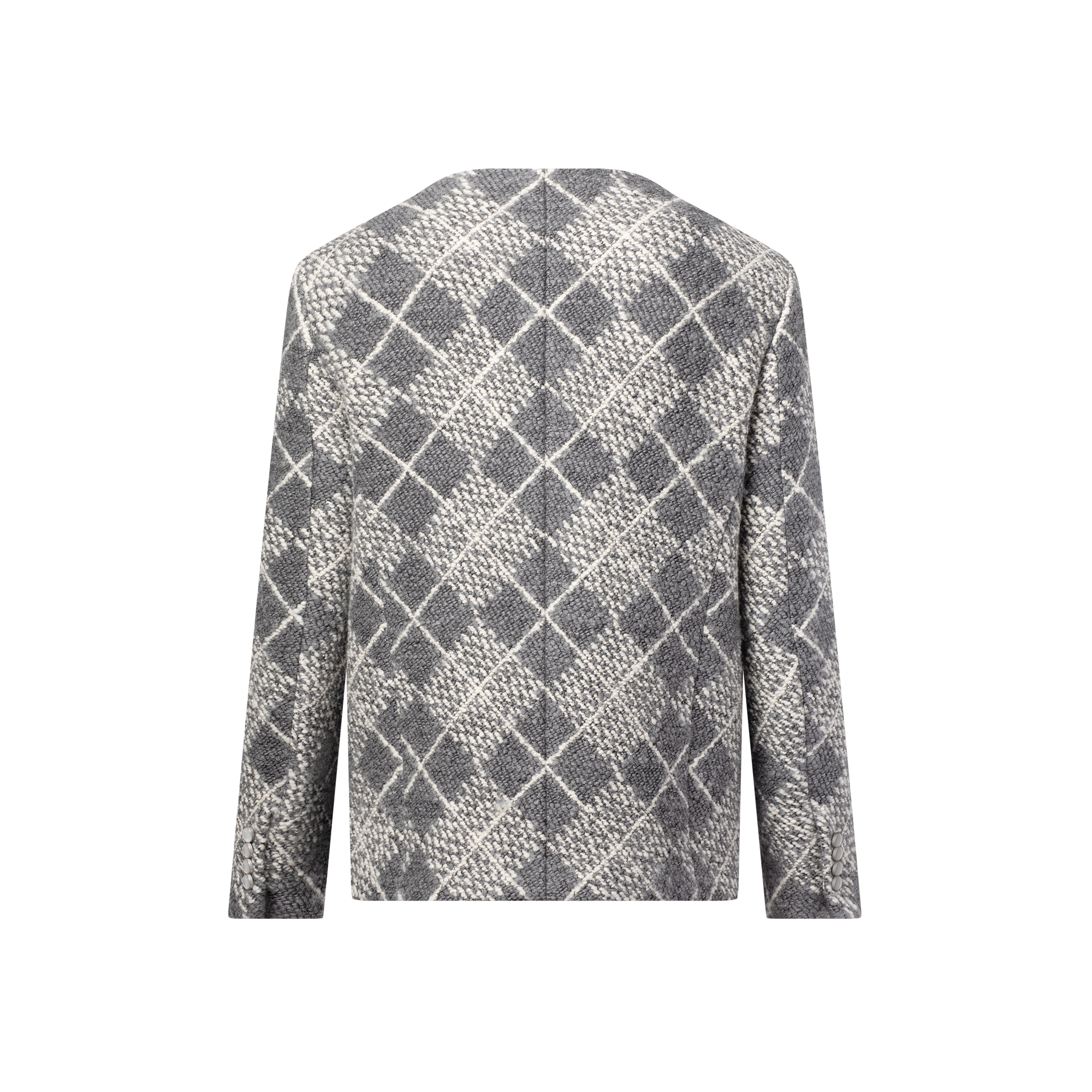 Giacca elegante in lana senza colletto  Uomo Abbigliamento Blazer e Giacche | LOUIS VUITTON (Zoom prodotto)