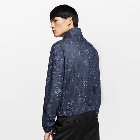 Giacca Harrington in denim con decori Uomo Abbigliamento Capispalla e Cappotti | LOUIS VUITTON (Zoom prodotto)