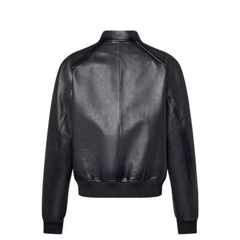 Giacca Harrington in pelle Uomo Abbigliamento Capispalla e Cappotti | LOUIS VUITTON (Zoom prodotto)