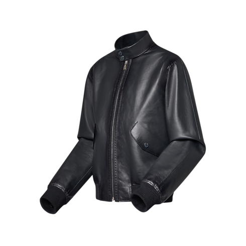Giacca Harrington in pelle Uomo Abbigliamento Capispalla e Cappotti | LOUIS VUITTON (Zoom prodotto)