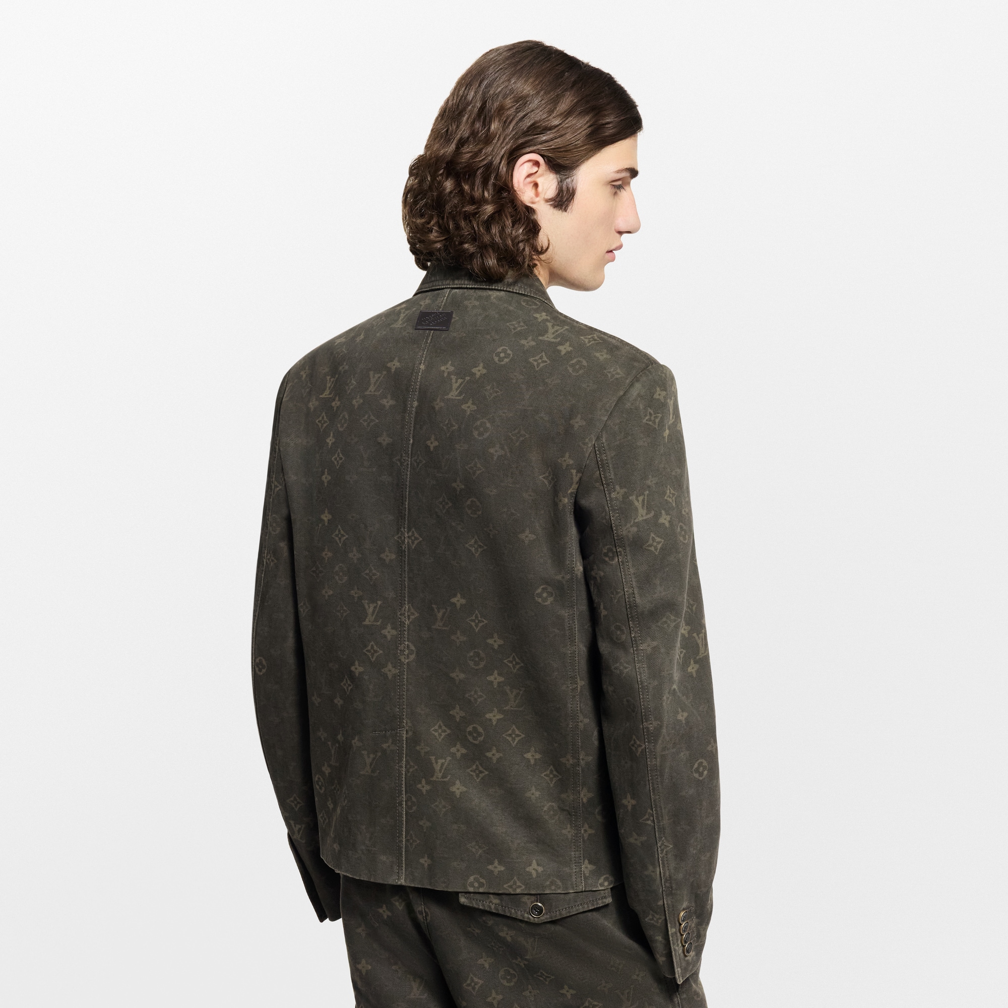 Giacca in denim con motivo Monogram  Uomo Abbigliamento Capispalla e Cappotti | LOUIS VUITTON (Zoom prodotto)