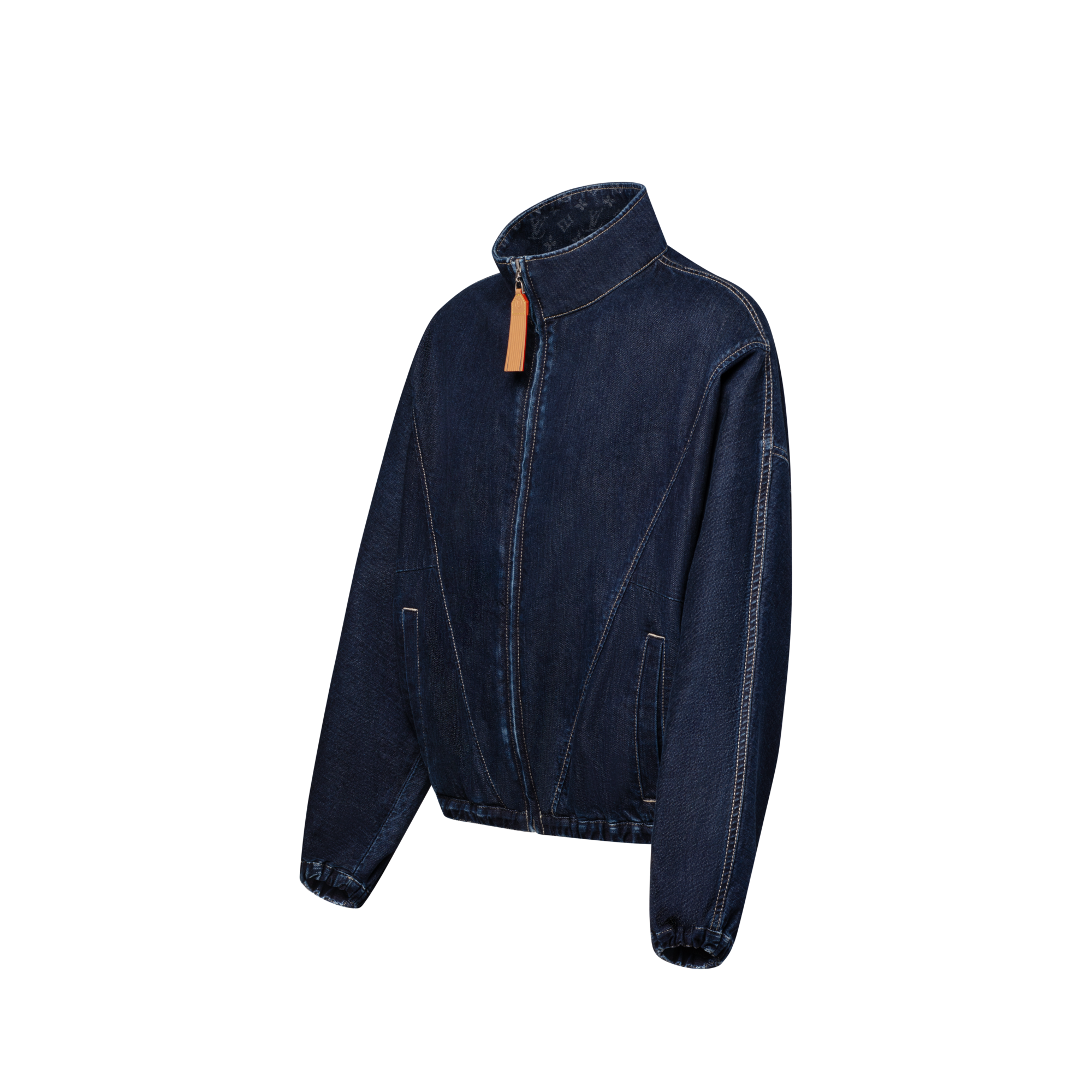 Giacca in denim con zip  Donna Abbigliamento Cappotti e Giacche | LOUIS VUITTON (Zoom prodotto)