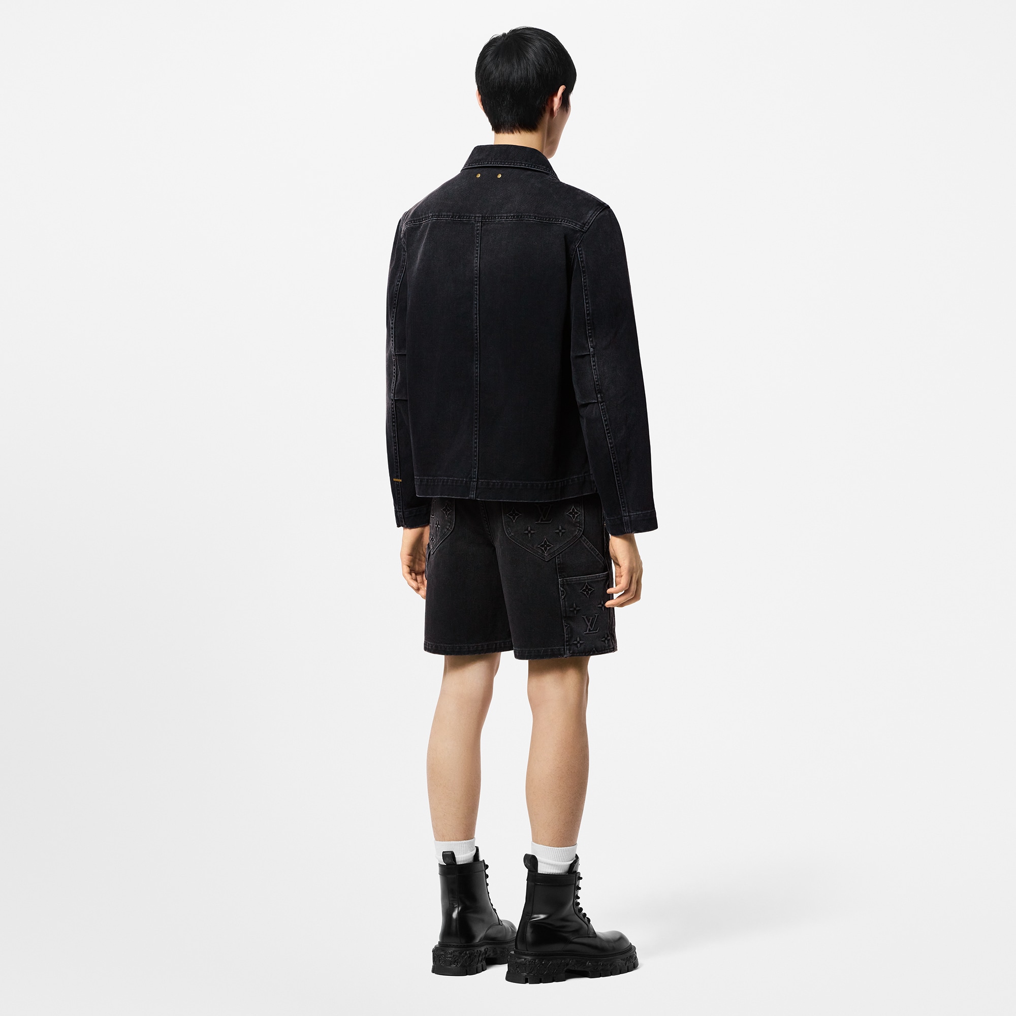 Giacca in denim in stile workwear  Uomo Abbigliamento Capispalla e Cappotti | LOUIS VUITTON (Zoom prodotto)