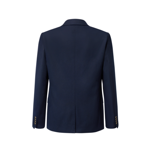 Giacca in denim monopetto con revers classici Uomo Abbigliamento Collezione Denim | LOUIS VUITTON (Zoom prodotto)