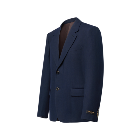 Giacca in denim monopetto con revers classici Uomo Abbigliamento Collezione Denim | LOUIS VUITTON (Zoom prodotto)