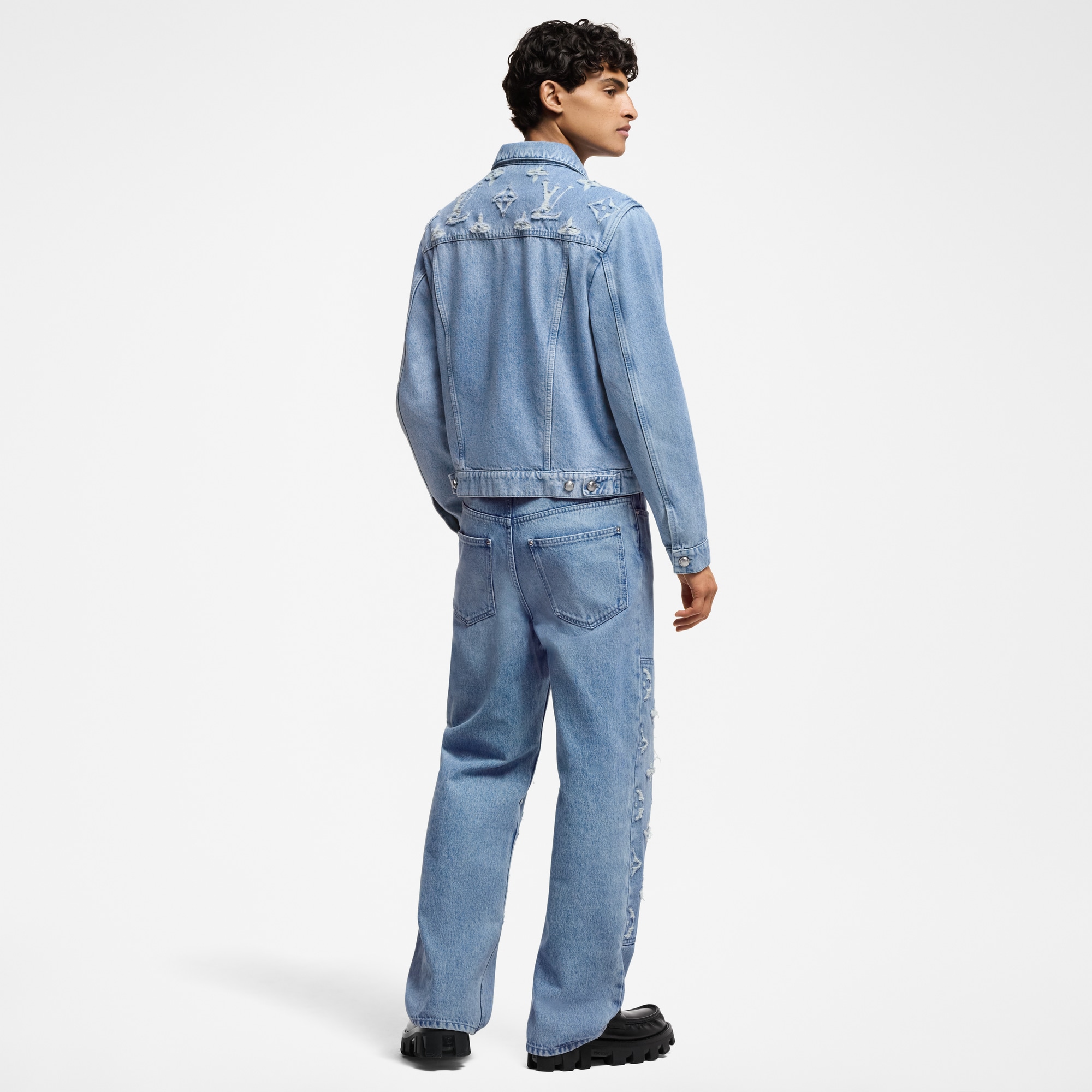 Giacca in jeans  Uomo Abbigliamento Capispalla e Cappotti | LOUIS VUITTON (Zoom prodotto)