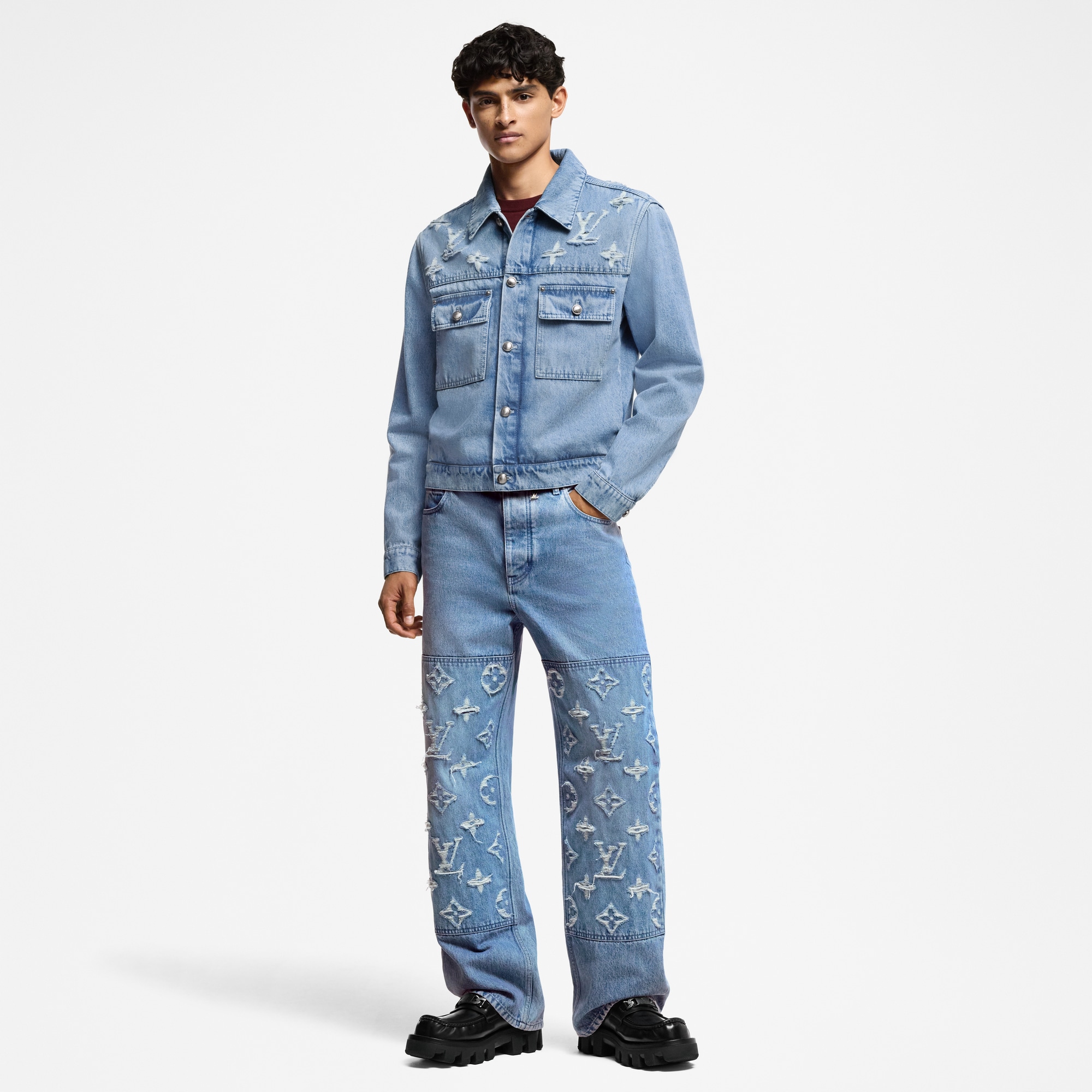 Giacca in jeans  Uomo Abbigliamento Capispalla e Cappotti | LOUIS VUITTON (Zoom prodotto)