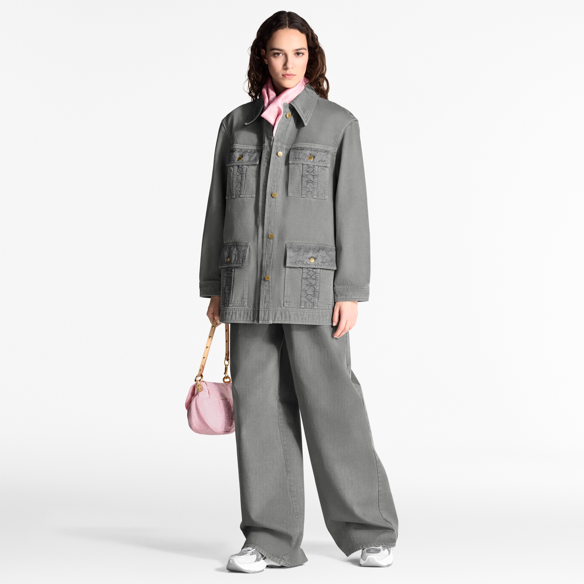 Giacca in jeans con tasche con patta  Donna Abbigliamento Cappotti e Giacche | LOUIS VUITTON (Zoom prodotto)