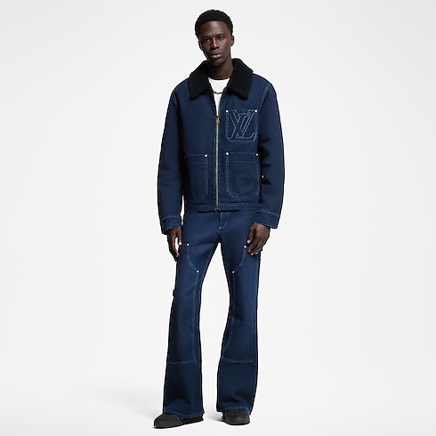Giacca in jeans invernale in stile workwear Uomo Abbigliamento Capispalla e Cappotti | LOUIS VUITTON (Zoom prodotto)