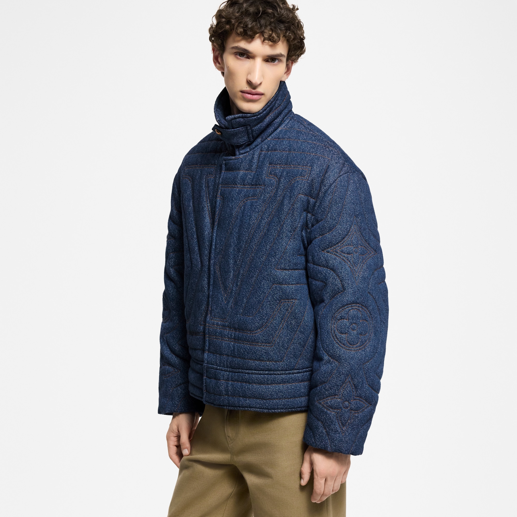 Giacca in jeans trapuntata  Uomo Abbigliamento Capispalla e Cappotti | LOUIS VUITTON (Zoom prodotto)