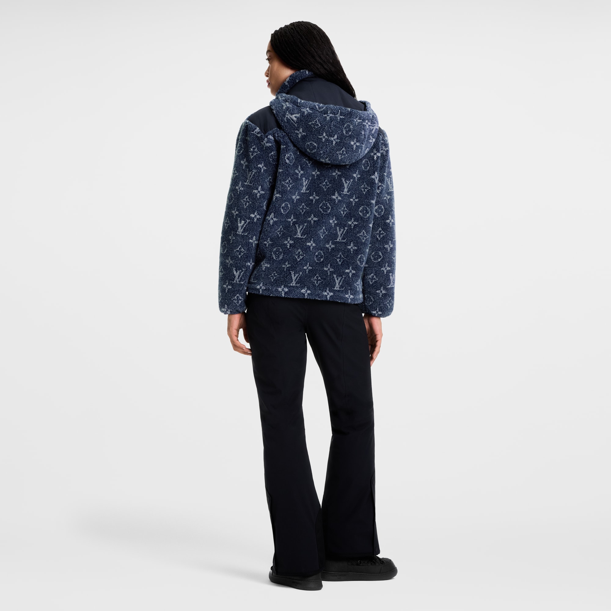 Giacca in pile con motivo Monogram effetto denim  Donna Abbigliamento Cappotti e Giacche | LOUIS VUITTON (Zoom prodotto)