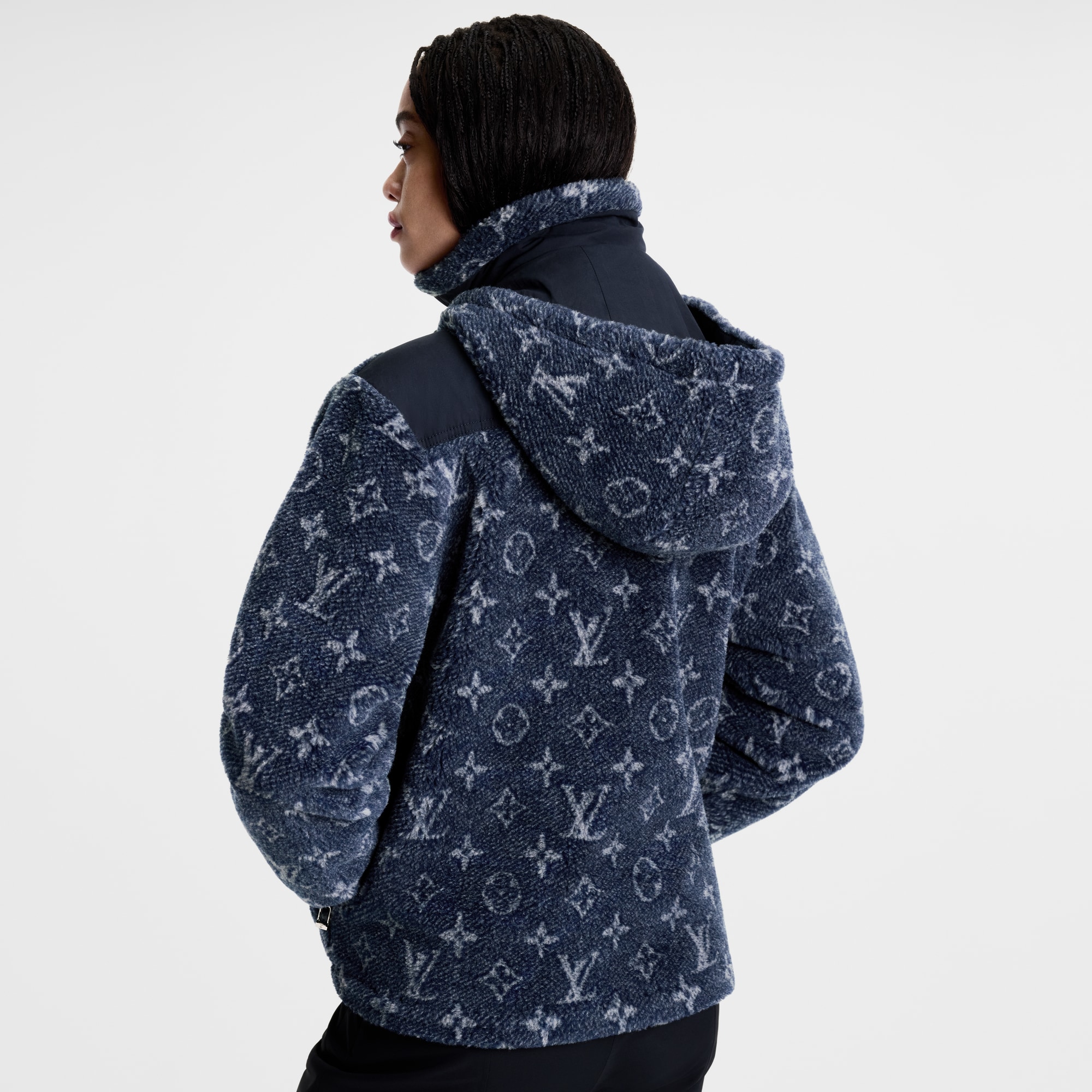 Giacca in pile con motivo Monogram effetto denim  Donna Abbigliamento Cappotti e Giacche | LOUIS VUITTON (Zoom prodotto)