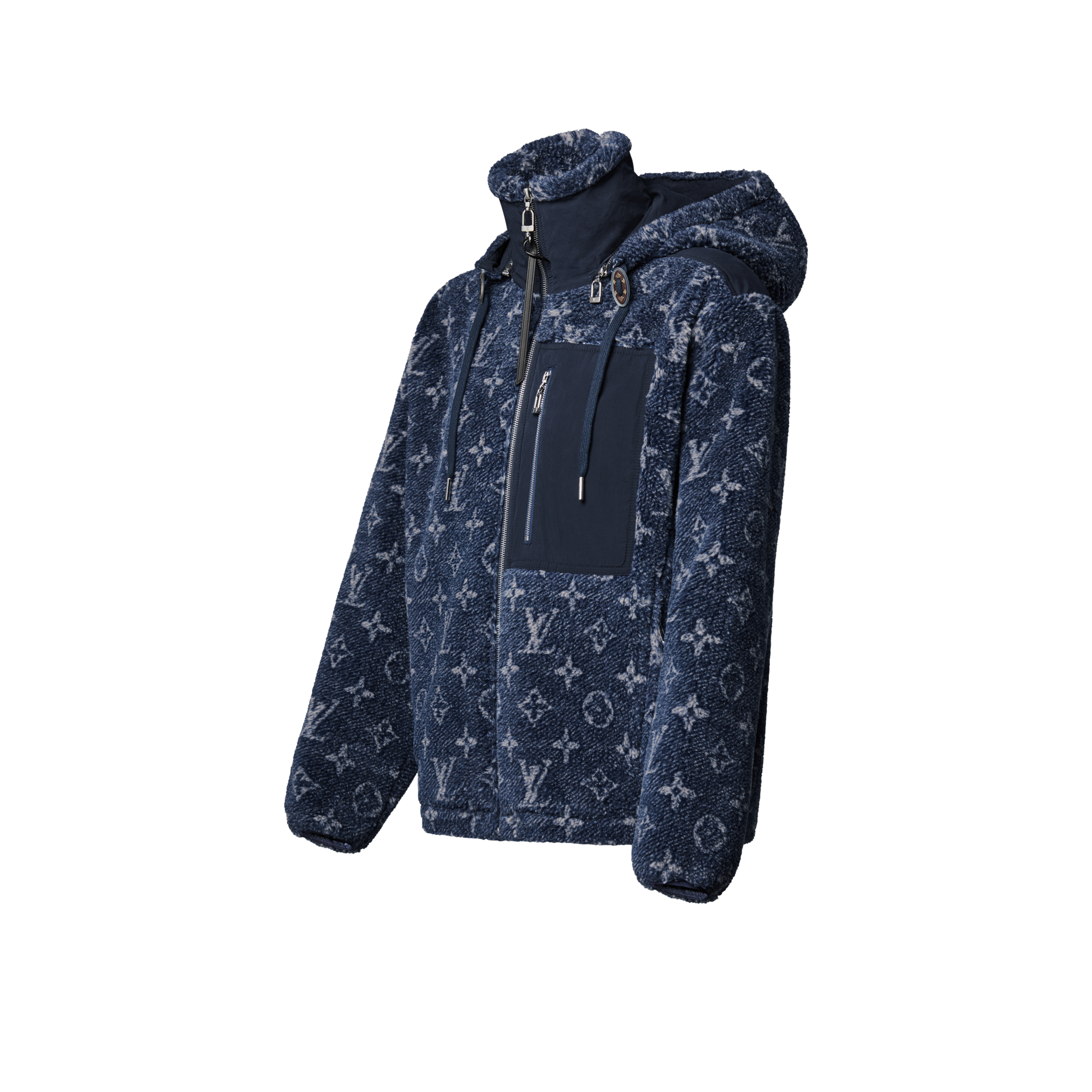 Giacca in pile con motivo Monogram effetto denim  Donna Abbigliamento Cappotti e Giacche | LOUIS VUITTON (Zoom prodotto)