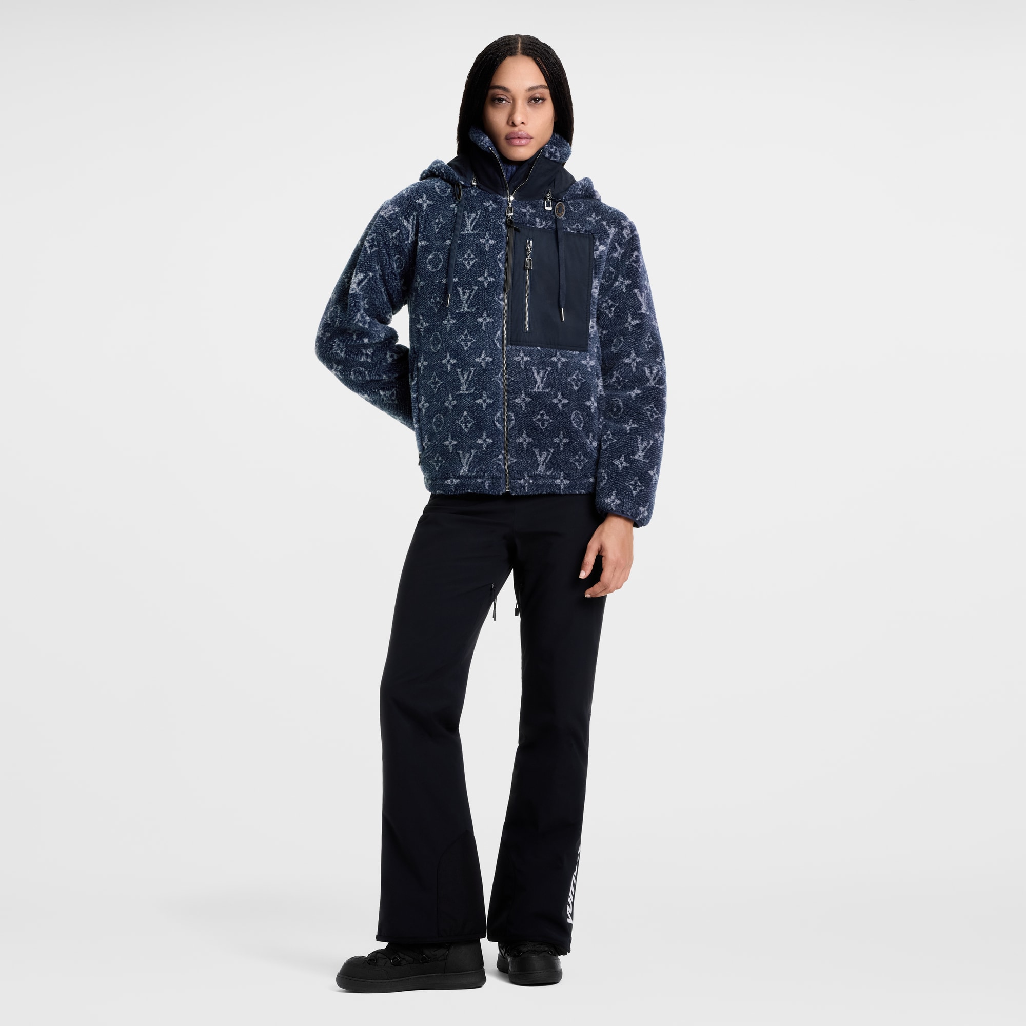 Giacca in pile con motivo Monogram effetto denim  Donna Abbigliamento Cappotti e Giacche | LOUIS VUITTON (Zoom prodotto)