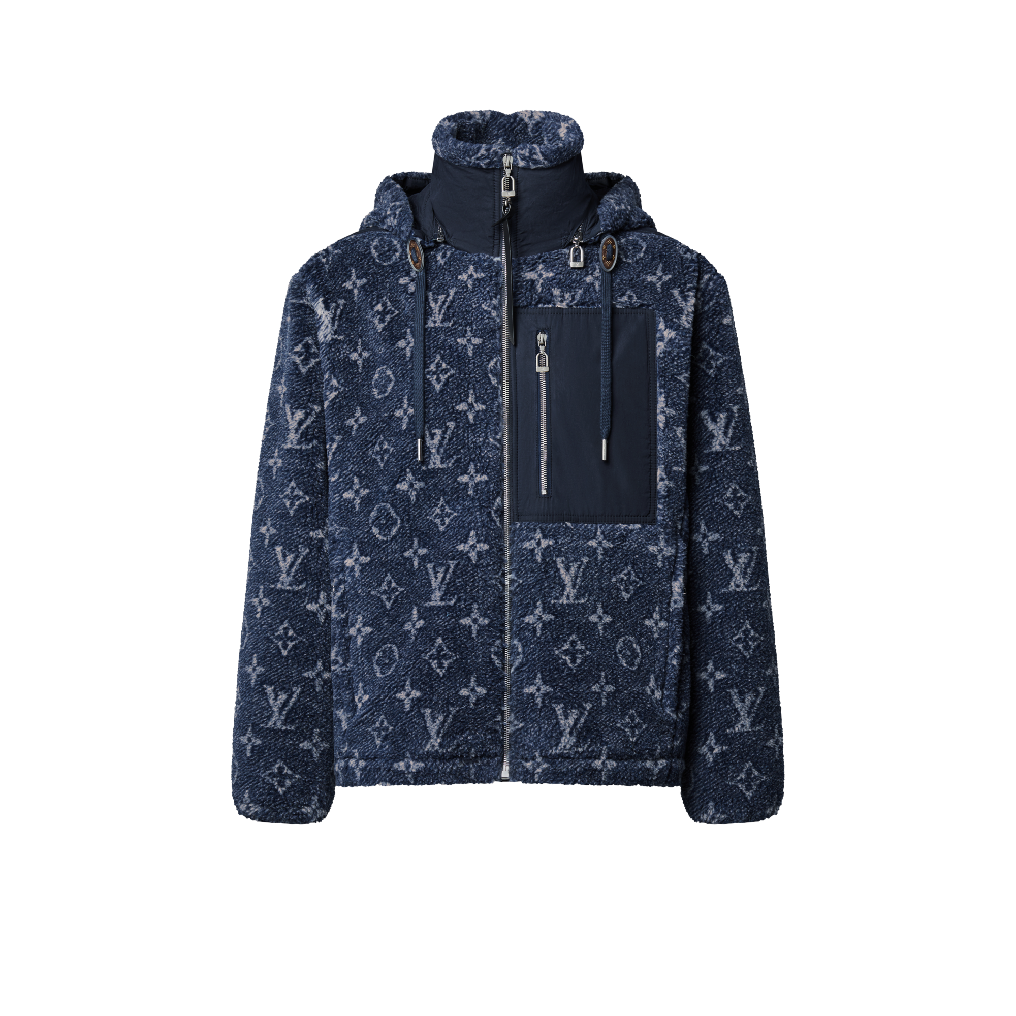 Giacca in pile con motivo Monogram effetto denim  Donna Abbigliamento Cappotti e Giacche | LOUIS VUITTON (Zoom prodotto)