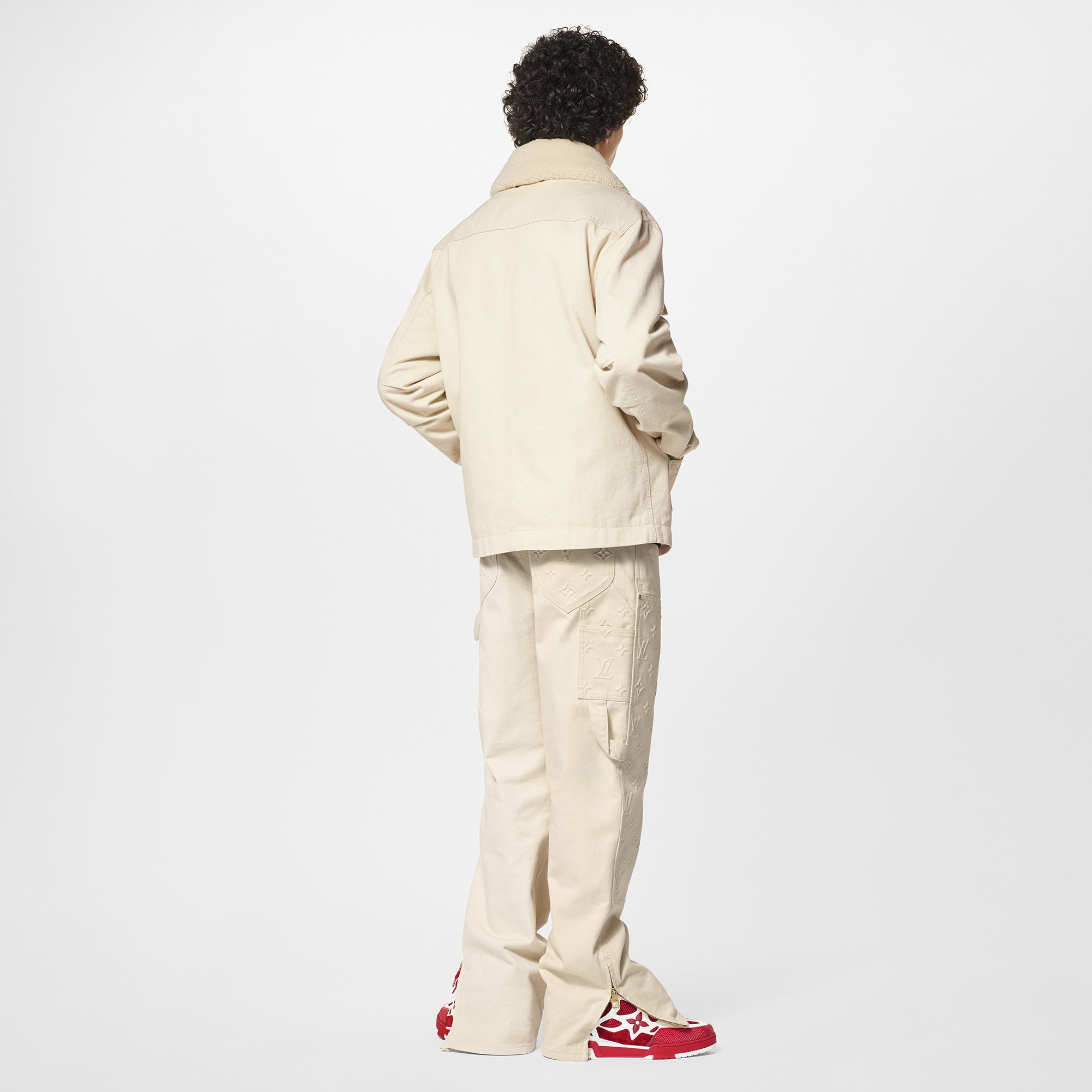 Giacca in stile workwear con motivo Monogram  Uomo Abbigliamento Capispalla e Cappotti | LOUIS VUITTON (Zoom prodotto)